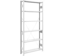 Estantería ensamblable, construcción semipesada eurokraft pro, de un solo lado