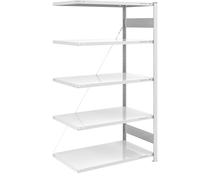 Estantería ensamblable, construcción semipesada eurokraft pro, de un solo lado