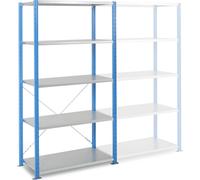 Estantería ensamblable de montaje rápido para cargas pesadas Manorga, A x P de balda 1250 x 400 mm, carga por balda 225 kg