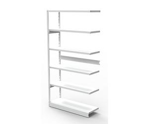 Estantería ensamblable de oficina, sin pared posterior altura de estantería 1900 mm