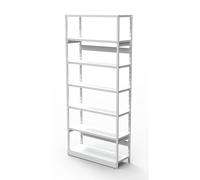 Estantería ensamblable de oficina, sin pared posterior altura de estantería 2250 mm