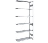 Estantería ensamblable para cargas pesadas eurokraft pro, de un solo lado