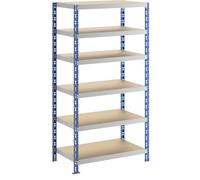 Estantería ensamblable universal estable eurokraft basic, baldas de aglomerado