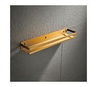 Estantería esquinera de almacenamiento de pared, ajustable de 20 a 50 cm, diseño elegante para baño y cocina, ideal para organizar champú y accesorios