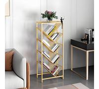 Estantería esquinera, estantería Ironck, estantería con almacenamiento, estante pequeño para libros para espacios pequeños, estante de libros para niños, estantería esquinera pequeña, adecuada para