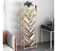 Estantería esquinera, estantería Ironck, estantería con almacenamiento, estante pequeño para libros para espacios pequeños, estante de libros para niños, estantería esquinera pequeña, adecuada para