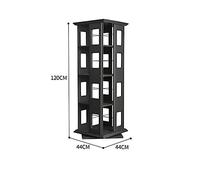 Estantería Estantería giratoria Creativa for Sala de Estar, estantería Multicapa, Estante de Almacenamiento de Libros, Estante de Flores for Plantas Verdes de Oficina Organizador De Libros(B)