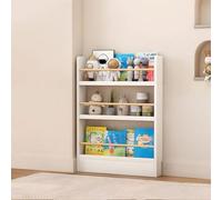 Estantería estrecha de madera maciza,Muebles de almacenamiento detrás de la puerta,Librería de madera maciza para habitación infantil,Estantería de Almacenamiento en el Dormitorio 60×10×89cm