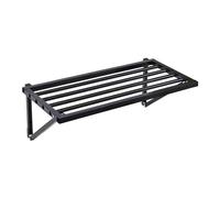 Estantería flotante de metal montada en la pared, estante de almacenamiento resistente, estantes comerciales para herramientas, estante de almacenamiento, sótano, tienda, cobertizo, almacén, cocina