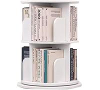 Estantería giratoria de 360 grados para sala de estar, diseño que ahorra espacio, construcción robusta