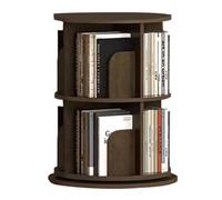 Estantería giratoria de 360°, torre giratoria de pie para sala de estar y dormitorio, decoración moderna del hogar, organizador que ahorra espacio, elegante estante de exhibición de libros