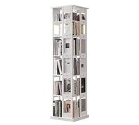 Estantería Giratoria De 6 Estantes Librería De Pie Organizador De Almacenamiento Estantes Estante De Exhibición con Diseño Hueco Completo (Color : C, S : 46x46x182cm)