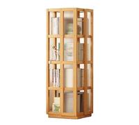 Estantería giratoria, estante de exhibición de CD de 4/5 niveles, torre de almacenamiento de exhibición de 360° para espacios pequeños en dormitorio, sala de estar, oficina, biblioteca