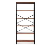 Estantería industrial nyana home | diseño moderno y resistente | 5 baldas amplias | optimización de espacio | estilo versátil y decorativo