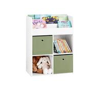 Estantería infantil de juguetes y libros sobuy kmb79-w 34 cm