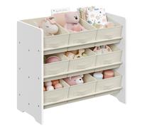Estantería Infantil para Juguetes 29,5 x 62,5 x 60 cm Blanco Nube