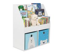 Estantería infantil para libros y juguetes.