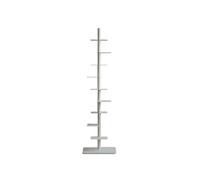 Estantería invisible moderna para manualidades, torre de libros de lomo de metal, estantería vertical nórdica de 9 niveles, estante de almacenamiento de pie para oficina en casa, elegante nizer de