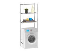 Estantería lavadora, Repisa secadora, Organizador baño, Mueble con tres estantes