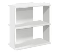 vidaXL Librería 3 niveles madera de ingeniería blanco 60x30x60 cm