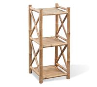 Estantería mayo 3 niveles bambú 81x35x35 cm