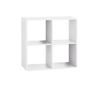 Estantería medusa 4 compartimentos blanco 67,6x32 cm