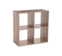 Estantería medusa 4 compartimentos natural 67,6x32 cm