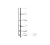 Estantería Metálica de 6 Niveles Negro