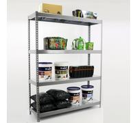 Estantería metálica en kit de acero de 60x120 cm y carga max. 400 kg por balda