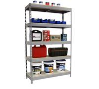 Simonrack Simonforte Estantería para cargas pesadas Chipboard (Al x An x Pr: 300 x 150 x 60 cm, Capacidad de carga por balda: 600 kg, Número de...