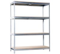 Simonrack Simontaller Estantería para cargas pesadas Chipboard (Al x An x Pr: 200 x 150 x 60 cm, Capacidad de carga por balda: 400 kg, Número de...