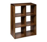 5five - Mix n modul indus 6 estantes, Efecto Madera Oscura