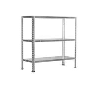 7house Estantería Modular Metálica SteelSmart con 3 Baldas 120kg 70x30x70cm 7house