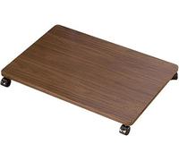 Estantería Multiusos: Estante rodante con Capacidad de 35 kg, estación portátil for Unidad rodante, Carro for Equipos | Almacenamiento for la colocación de la Lavadora(Walnut)