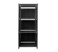 Estanteria ordenacion 4 pisos pvc & tela nyana home 93x41x29 cm