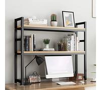 Estantería Organizador De Escritorio - Estante Librería De Sobremesa, Estantería De Escritorio Ajustable De 2 Niveles, Estantería De Escritorio Para Escritorio De Computadora ( Size : 95*24*90CM )