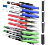 Estantería para Almacenamiento de Videojuegos de Pared, Soporte Gaming para 36 Discos Compatible con SW/XBX 360/XBX X/P5/P4, Estantes de Almacenamiento Juegos Accesorios con 3 Tamaños, 4 Piezas