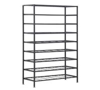 Estantería para botellas HOMCOM, capacidad para 54 botellas, : 63 cm de ancho x 25 cm de profundidad x 91 cm de , metal negro