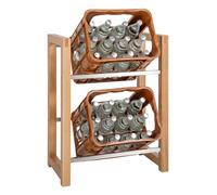 Estantería para cajas de bebidas robin madera roble 32x56x71 cm