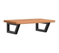 Estantería para lavabo de acero y haya, montaje en pared, juego de muebles de baño, ahorro de espacio y estilo para baños pequeños, robustos estantes de madera con diseño moderno