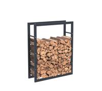 ESTANTERIA PARA LEÑA DE ACERO NEGRO 1008025CM, ESTANTERÍA PARA LEÑA, ESTANT...