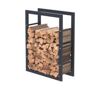ESTANTERIA PARA LEÑA DE ACERO NEGRO 806025CM, ESTANTERÍA PARA LEÑA, ESTANTE...