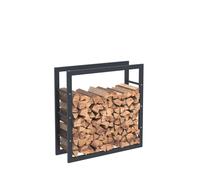 ESTANTERIA PARA LEÑA DE ACERO NEGRO 808025CM, ESTANTERÍA PARA LEÑA, ESTANTE...