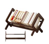 Estantería para Libros de Mesa, estantería de Madera para Escritorio, estantería para mesas con Base Antideslizante, para Dormitorio, Oficina, salón, Clase, Biblioteca, revistas documentales