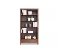 Estantería Para Libros Estantería de madera maciza, estantería moderna de roble nórdico, estantería de almacenamiento de madera maciza, estantería nórdica Simple de nogal Estantes De Almacenamiento(A)