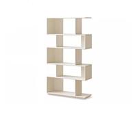 Estantería Para Libros Estantería de madera maciza estilo crema blanca, estante de almacenamiento de piso a techo, partición de pared de salón, librería de esquina for el hogar Estantes De Almacenamie