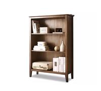 Estantería Para Libros Librería de Roble, estantería Baja de Madera Maciza Pura, estantería de Madera Maciza de Varias Capas, Muebles de estantería de Estudio nórdico Estantes De Almacenamiento