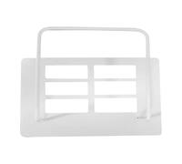 Estantería para router - Soporte de pared de metal, carga elevada, bandeja para organizador de cables, sin perforación, organizador de cables ordenado | Home Office Salón Modem WiFi TV Box Soporte
