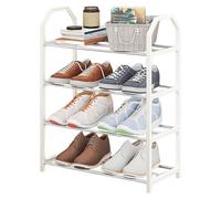 Estantería para zapatos, organizador de almacenamiento para cargas pesadas, base antideslizante estable, estantes para zapatos sin herramientas, práctica colocación en el suelo para el hogar, oficina