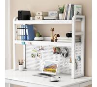 Estantería Pequeña De Sobremesa - Librería De Escritorio De 2 Niveles Para Escritorio De Computadora, Estante De Exhibición Multifuncional Del Estante Del Almacenamiento De Escritorio(D,135*24*100cm)